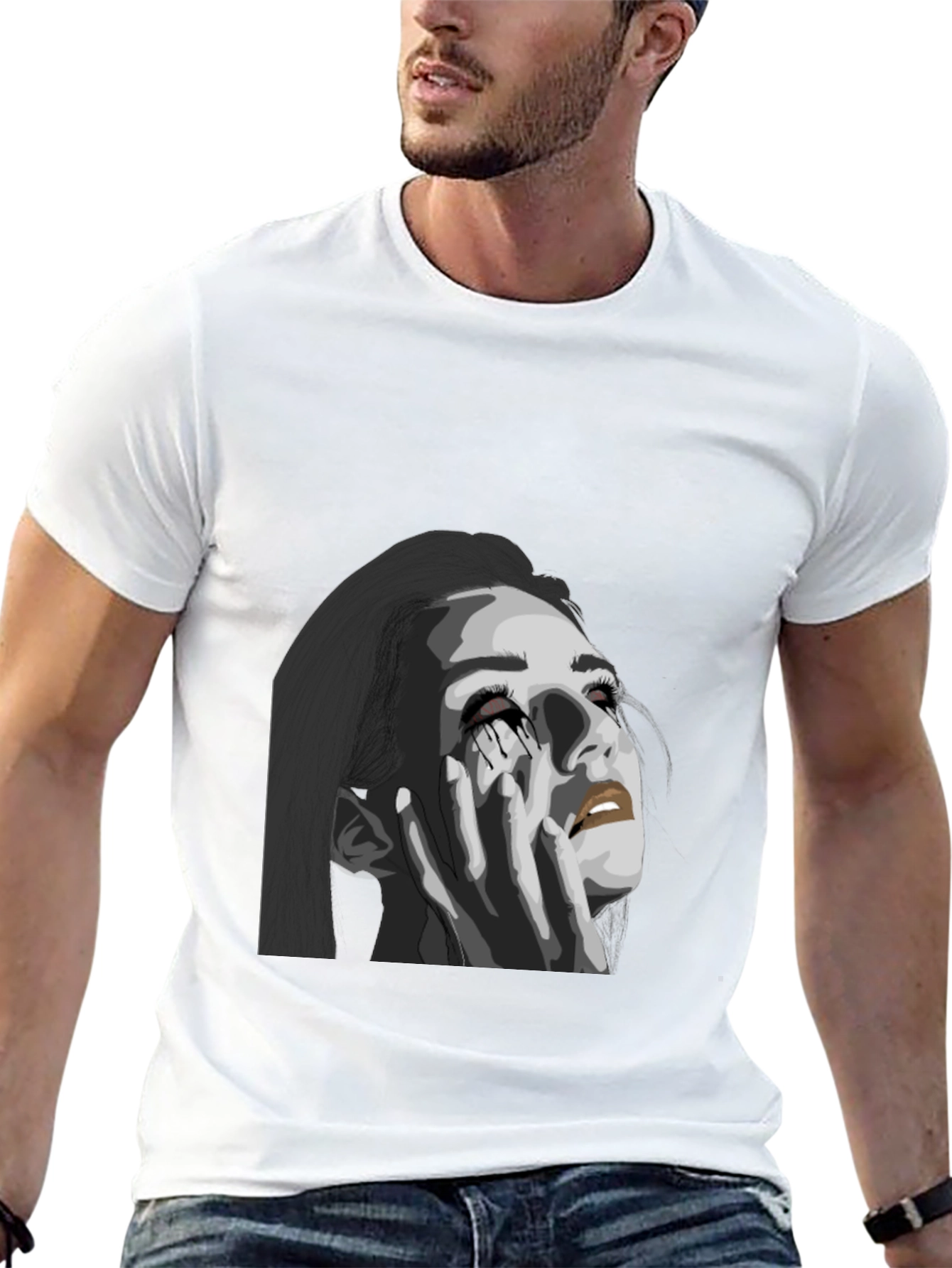 Emotional Graphic Print T-Shirt