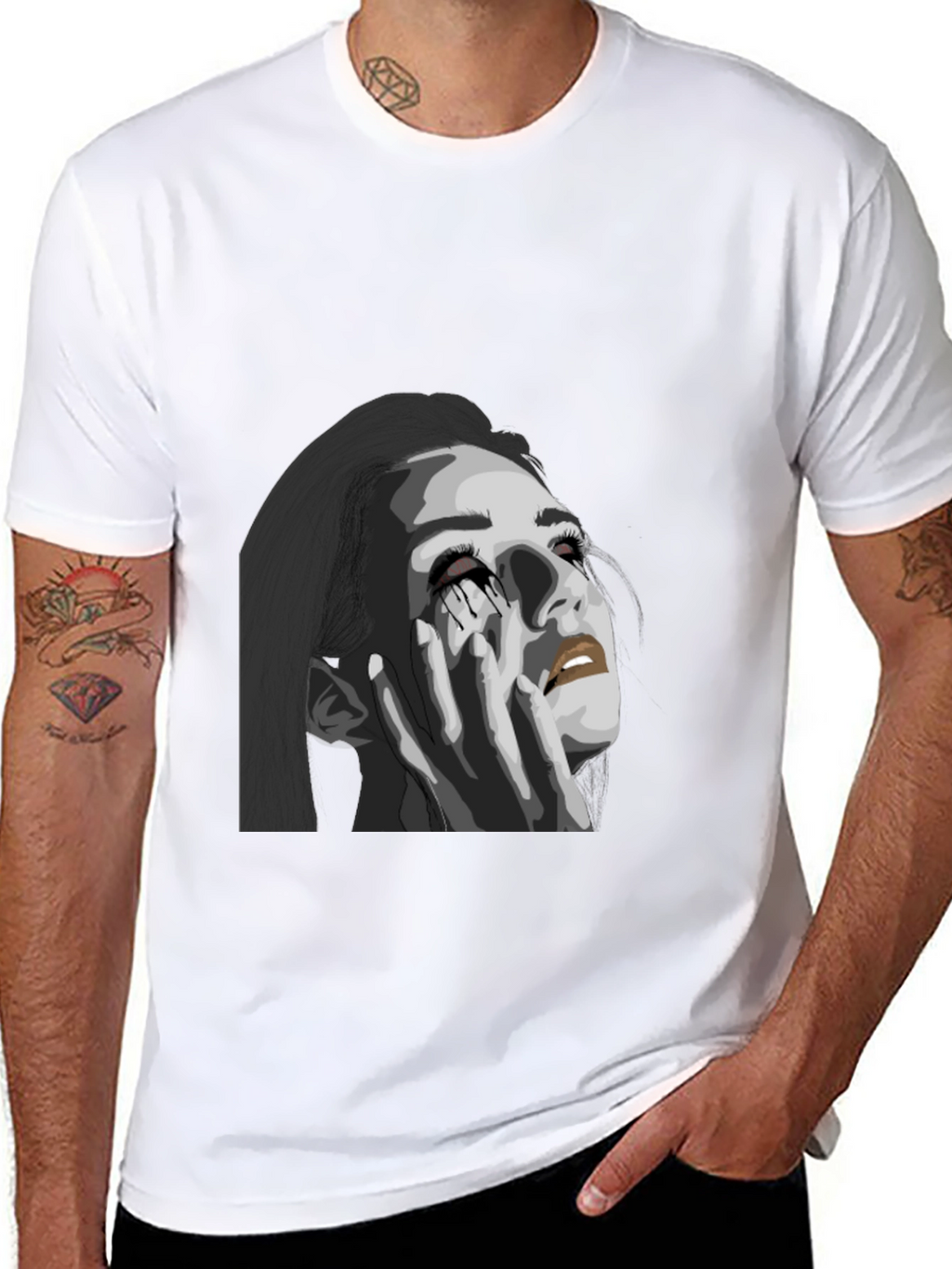 Emotional Graphic Print T-Shirt