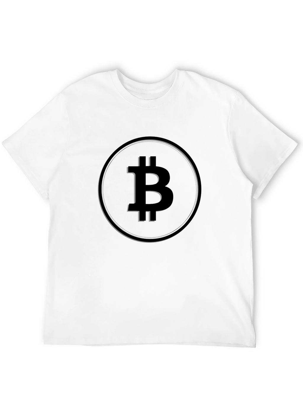 Bitcoin Symbol Black T-Shirt