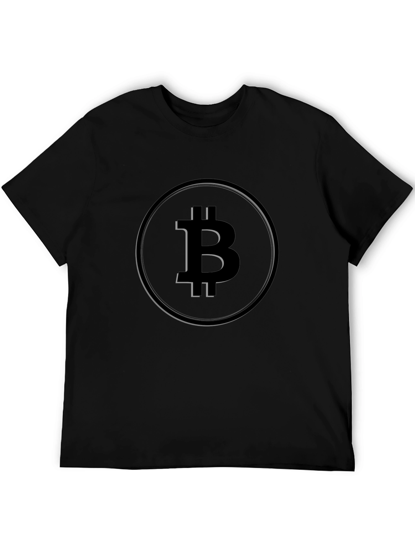 Bitcoin Symbol Black T-Shirt