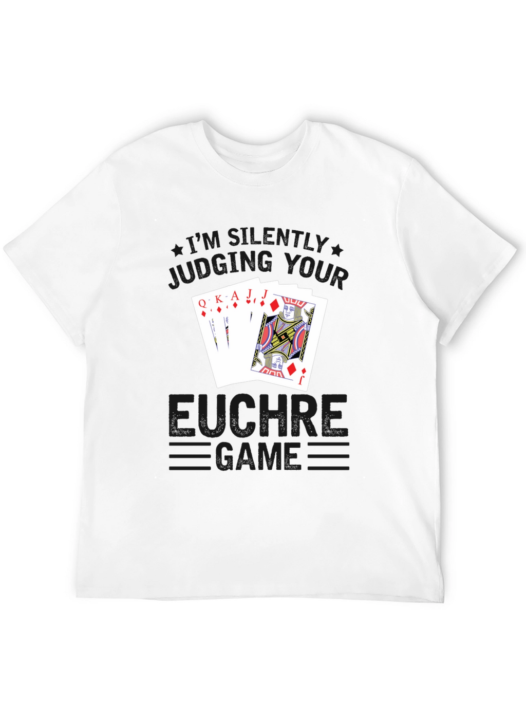Euchre Game T-Shirt - Black