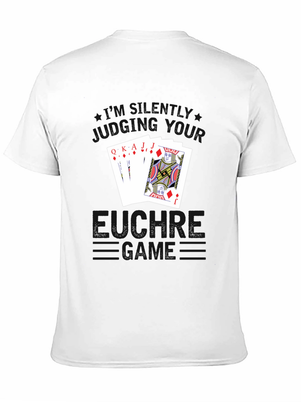 Euchre Game T-Shirt - Black