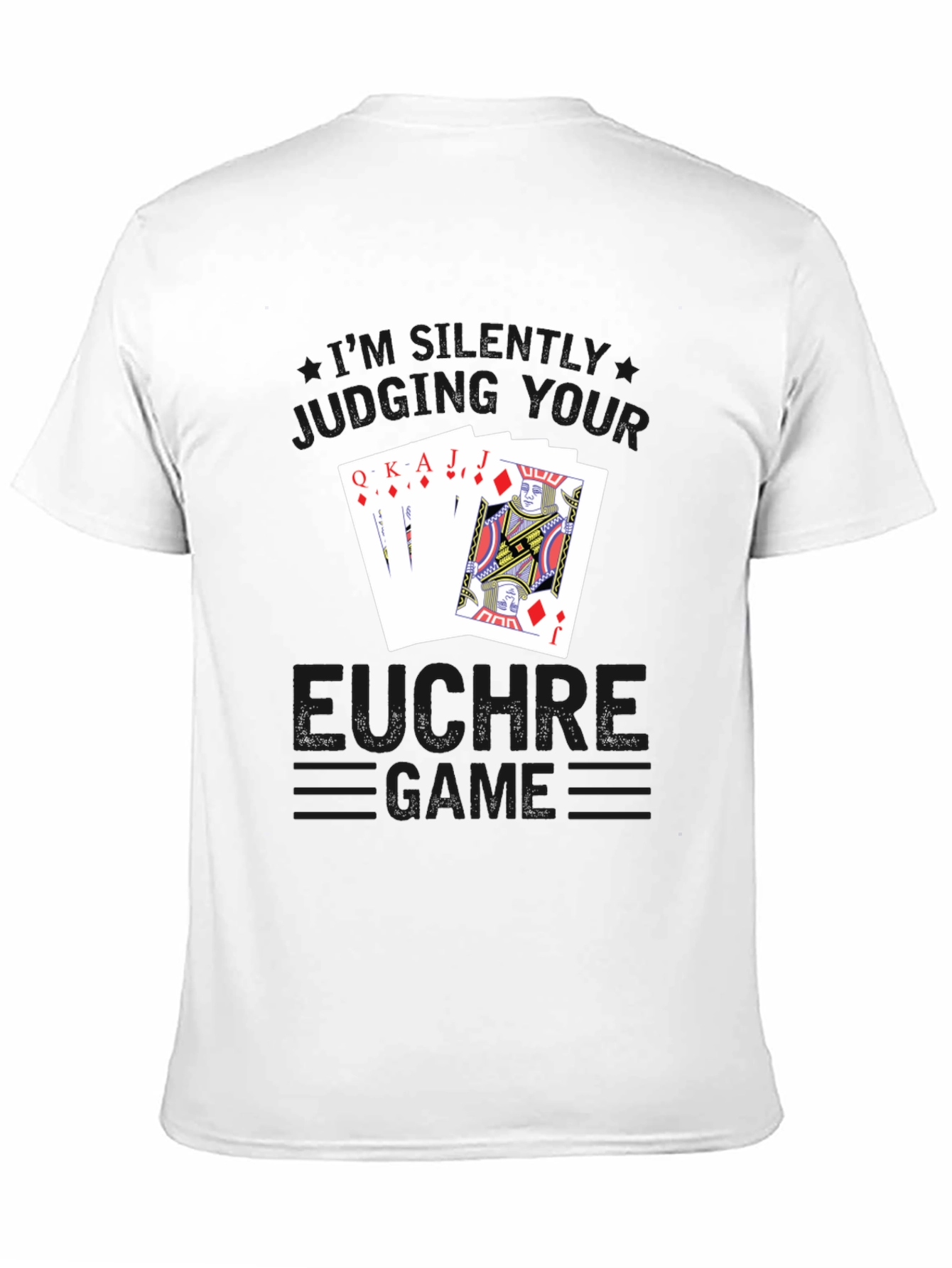 Euchre Game T-Shirt - Black