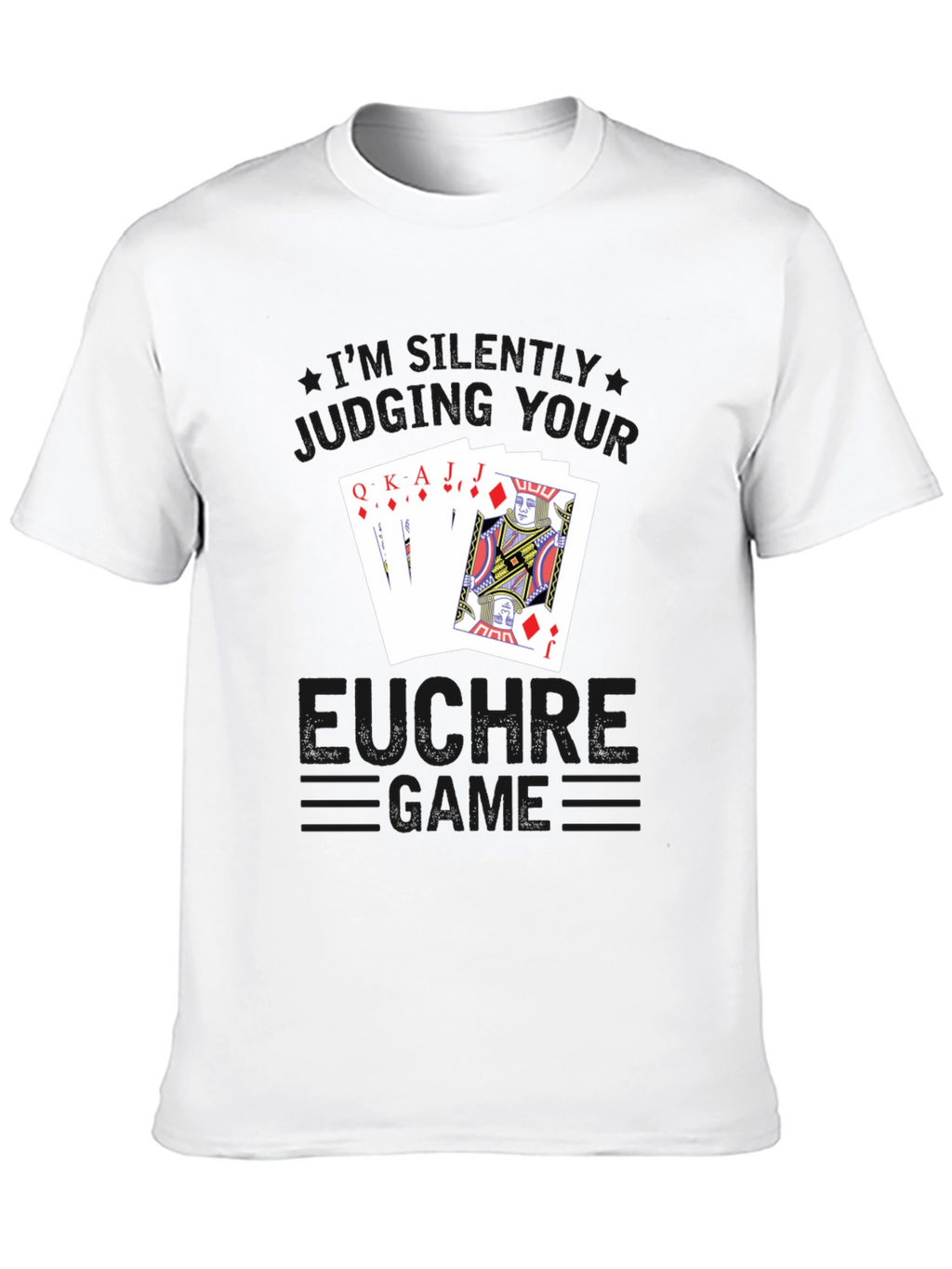 Euchre Game T-Shirt - Black