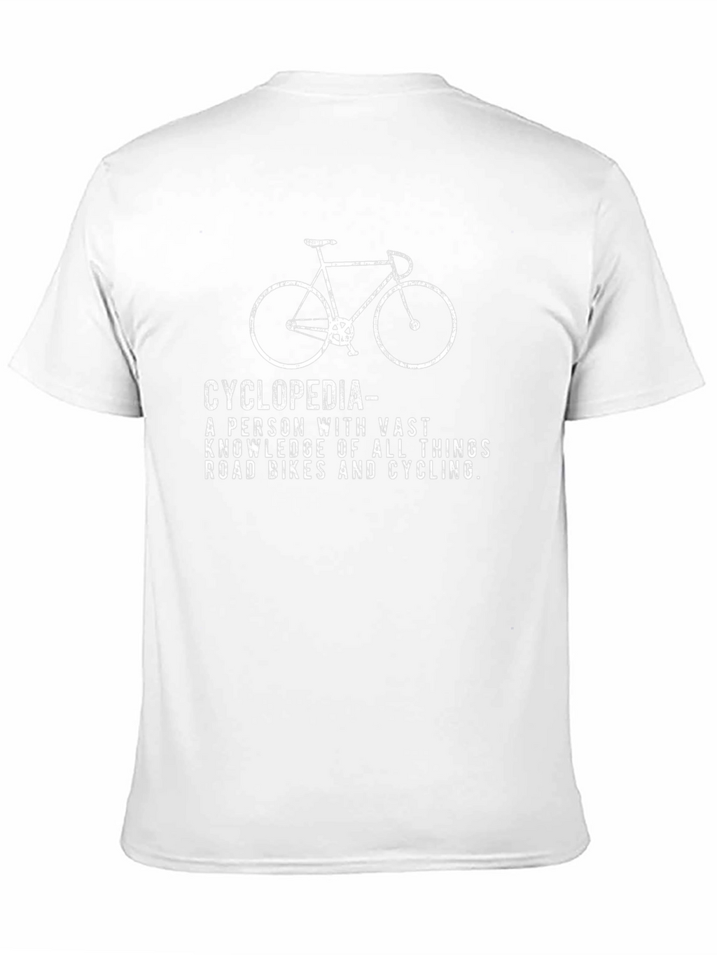 Cyclopedia Road Bike T-Shirt - Cycling Enthusiast Gift