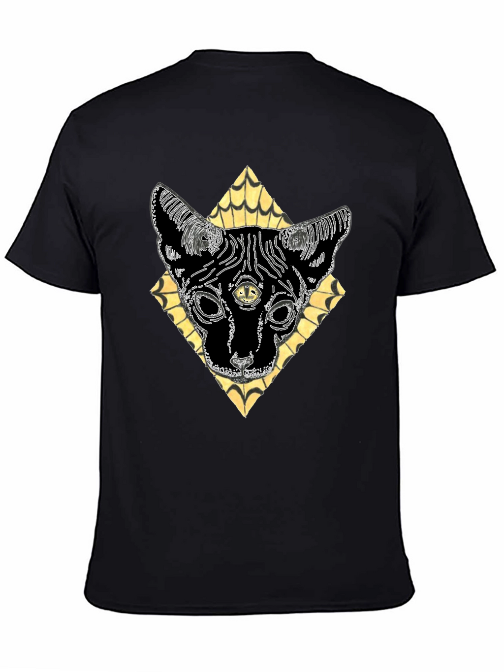Mystic Cat T-Shirt - Third Eye Feline Design