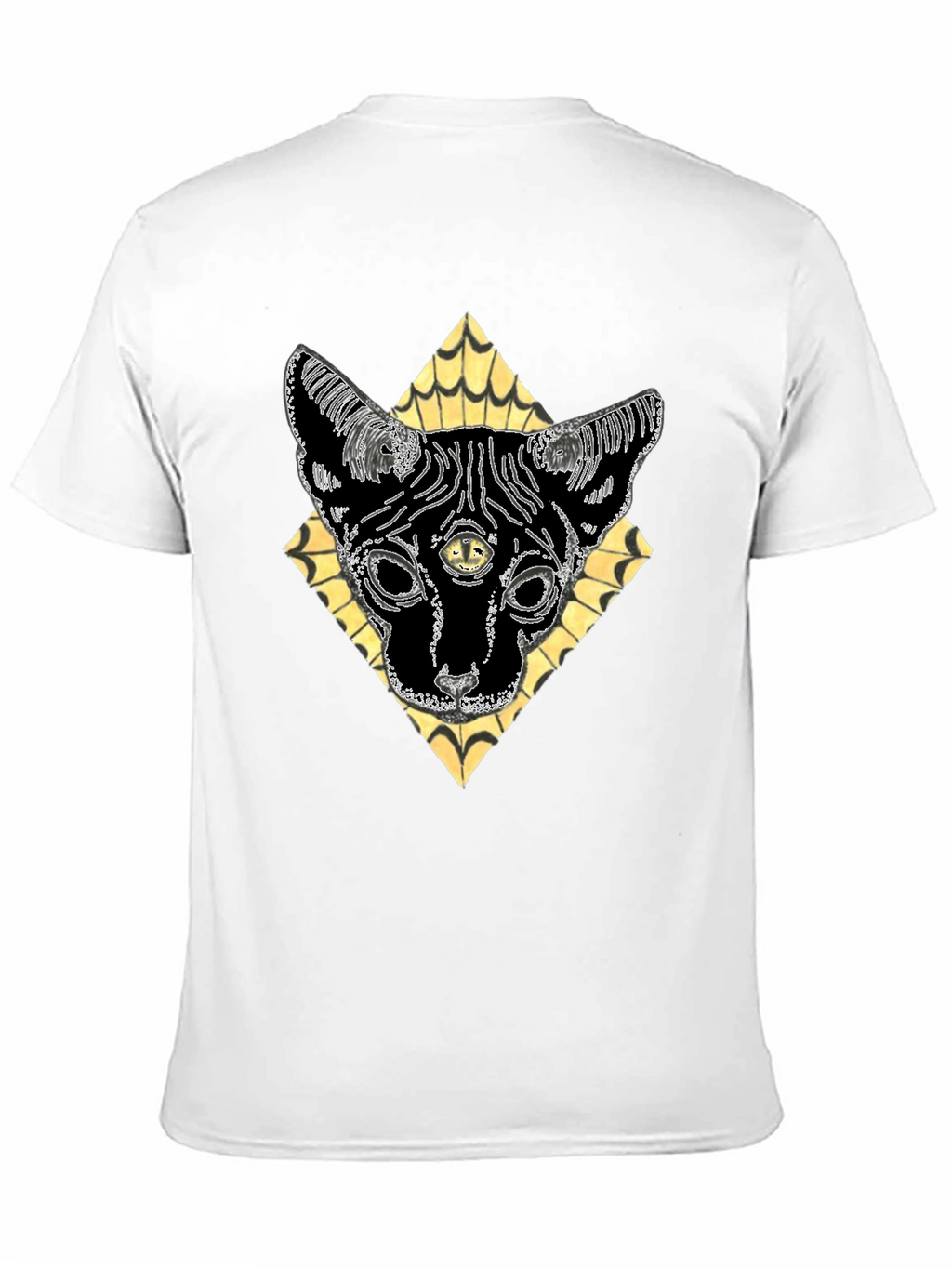 Mystic Cat T-Shirt - Third Eye Feline Design