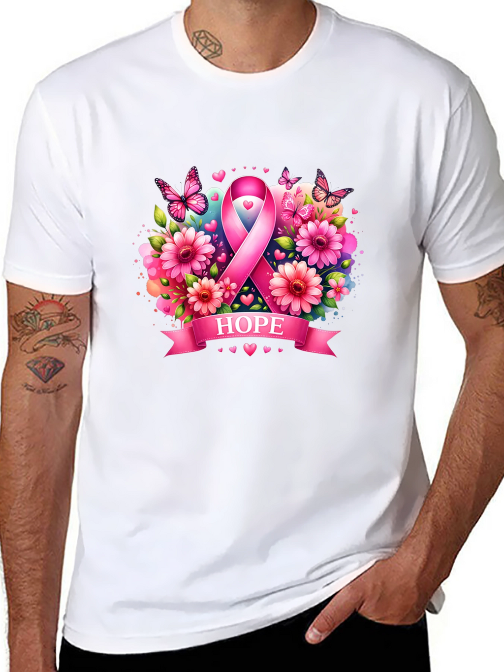 Hope Ribbon Graphic Tee