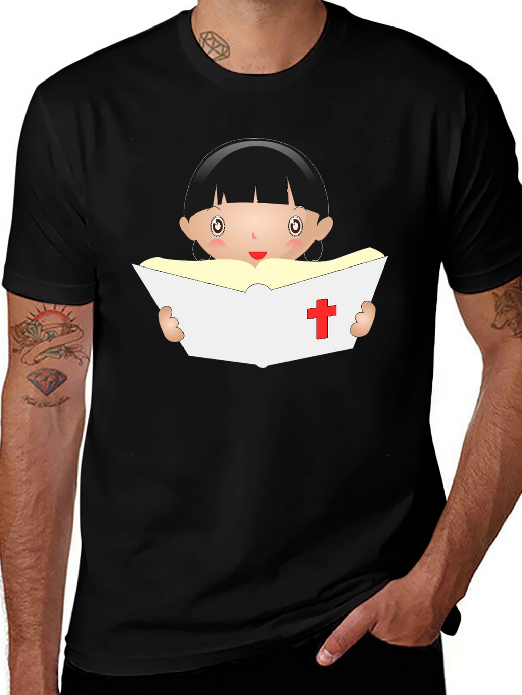 Christian Reader T-Shirt - Unisex Black Tee