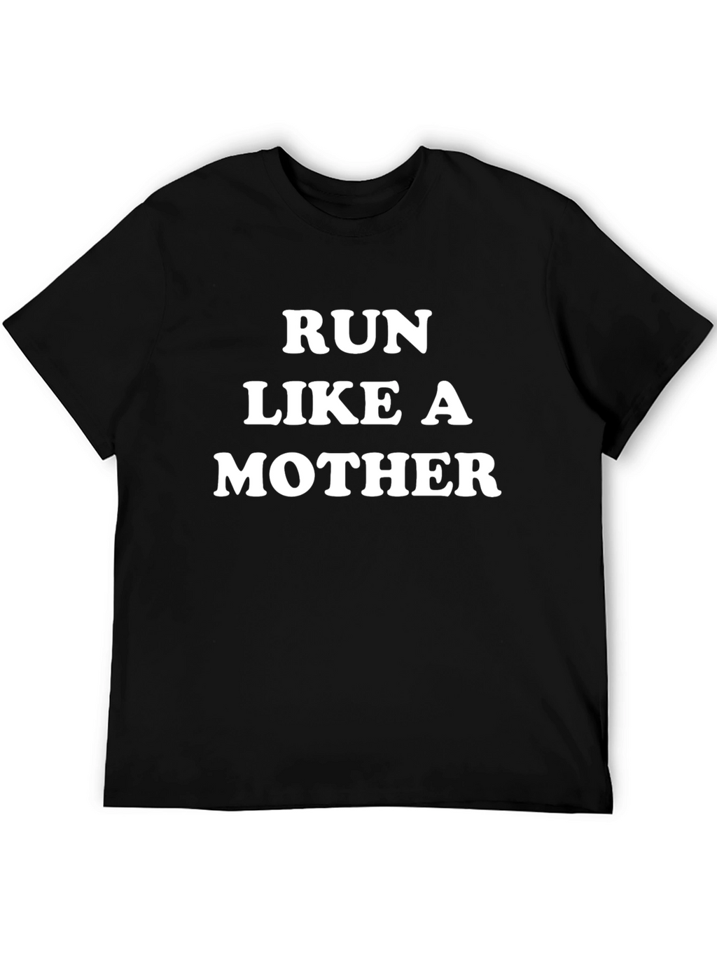 Run Like a Mother Graphic Tee - Black