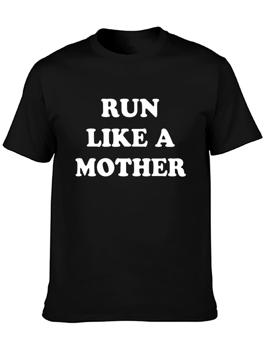 Run Like a Mother Graphic Tee - Black