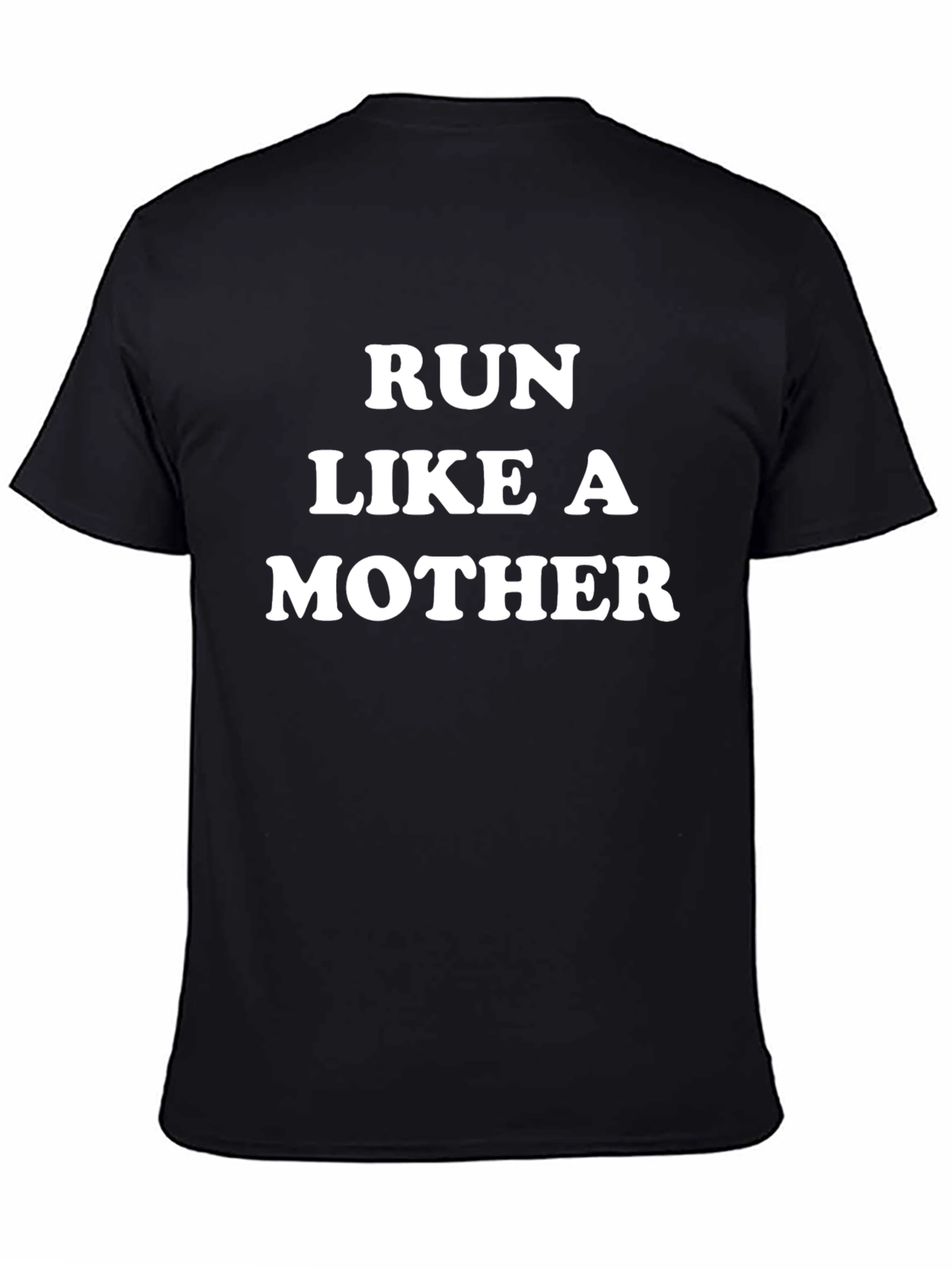 Run Like a Mother Graphic Tee - Black