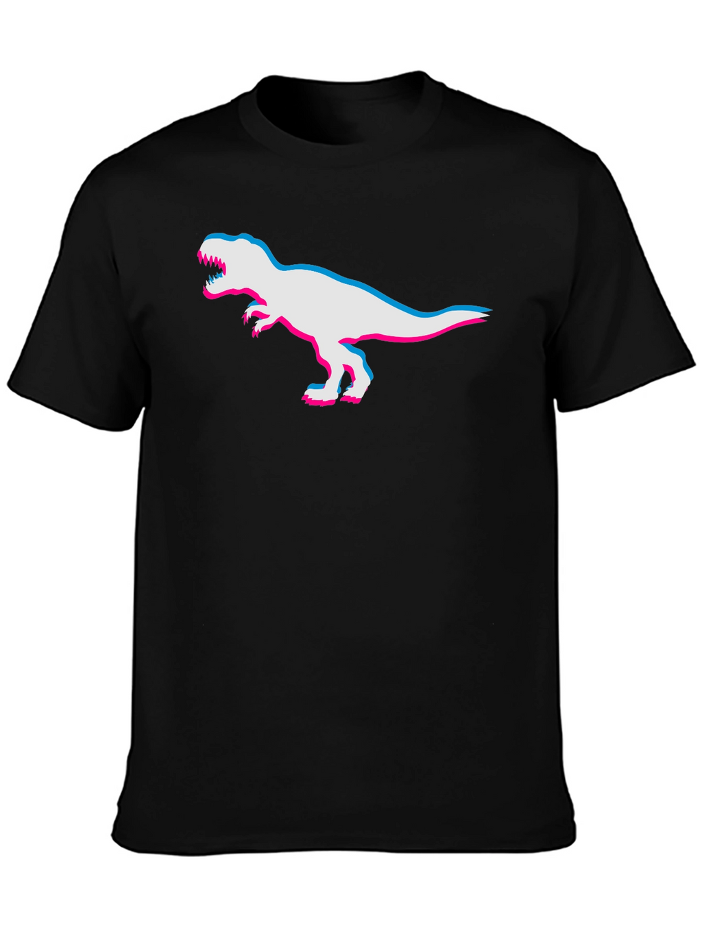 3D Dinosaur Graphic Tee - Cool Retro Style