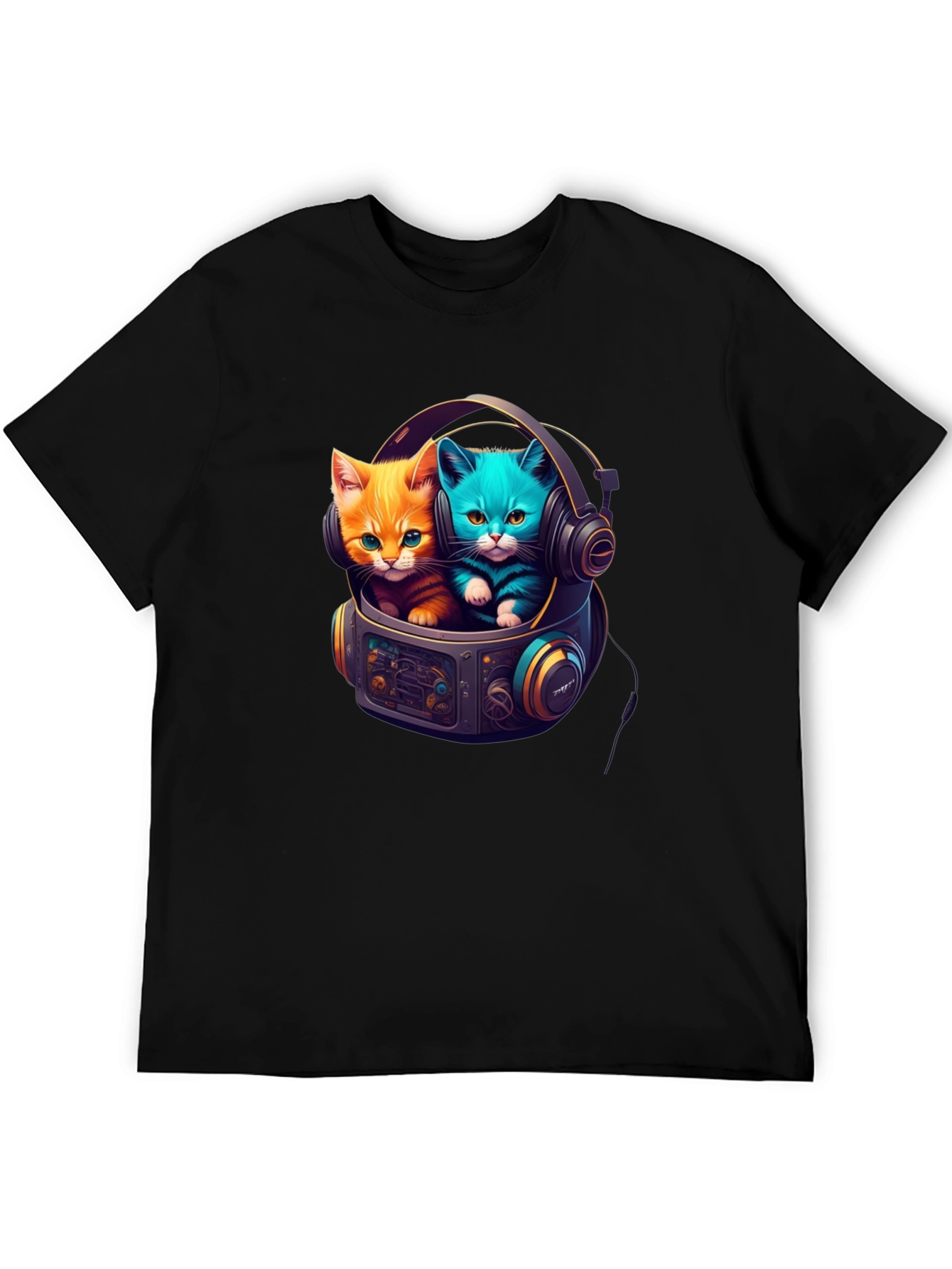 Kitten Astronaut T-Shirt - Galaxy Cats Tee
