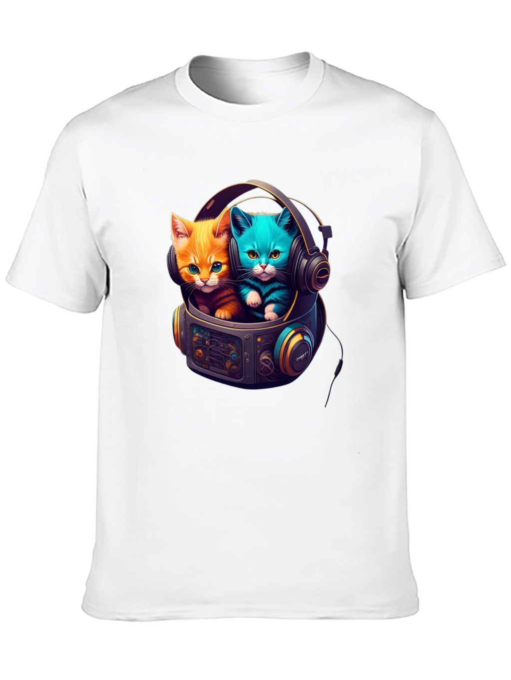 Kitten Astronaut T-Shirt - Galaxy Cats Tee