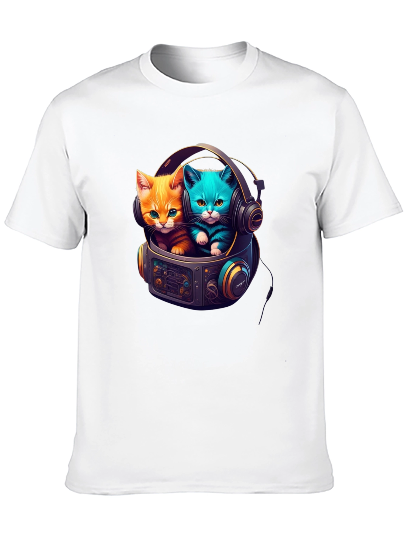Kitten Astronaut T-Shirt - Galaxy Cats Tee