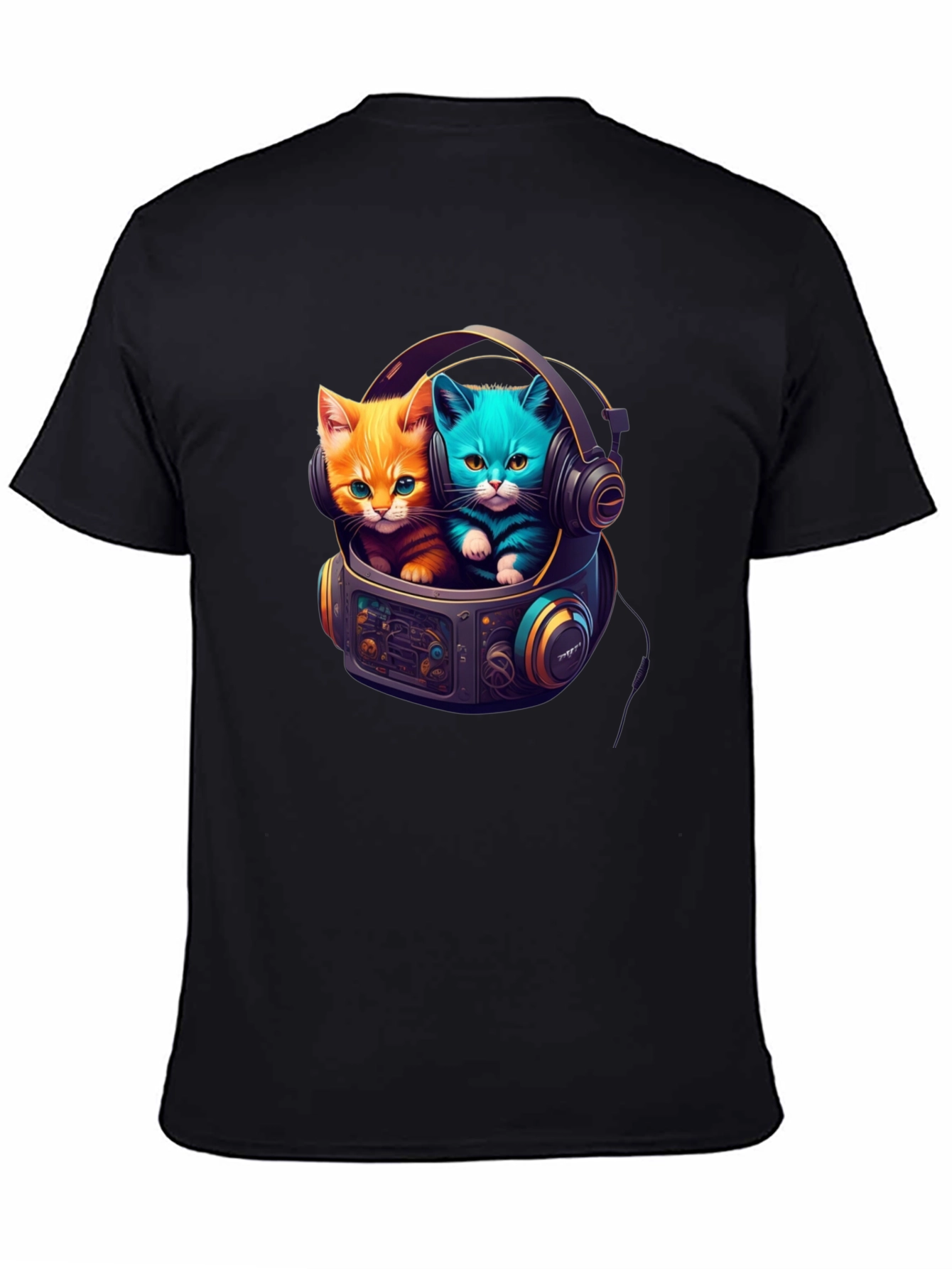 Kitten Astronaut T-Shirt - Galaxy Cats Tee