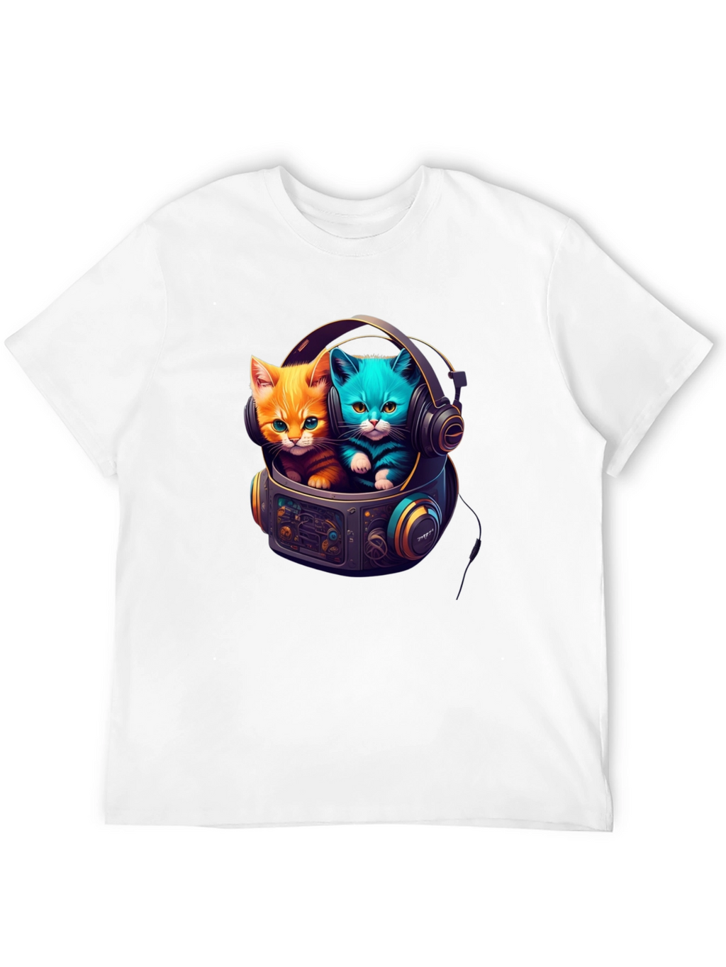 Kitten Astronaut T-Shirt - Galaxy Cats Tee