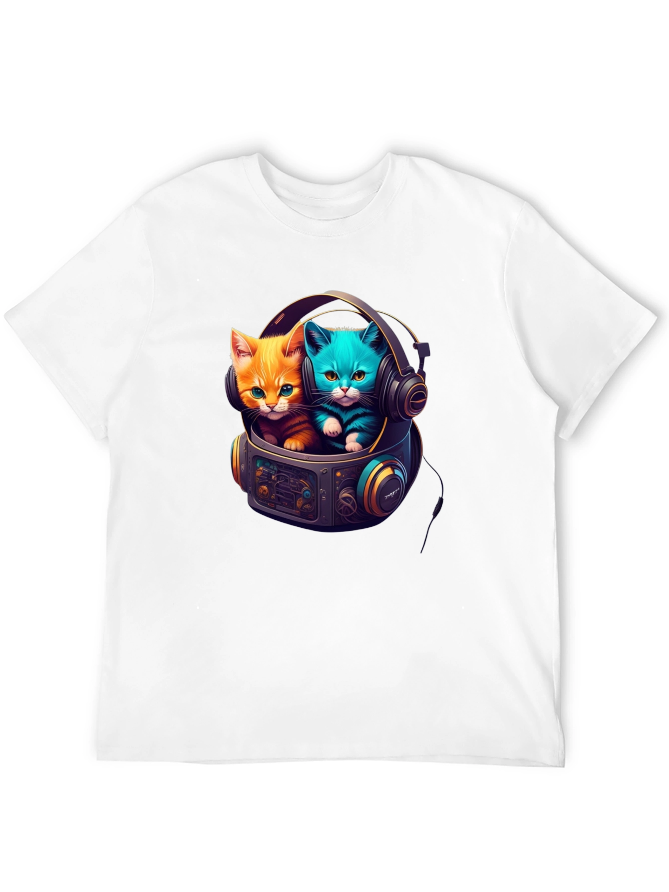 Kitten Astronaut T-Shirt - Galaxy Cats Tee
