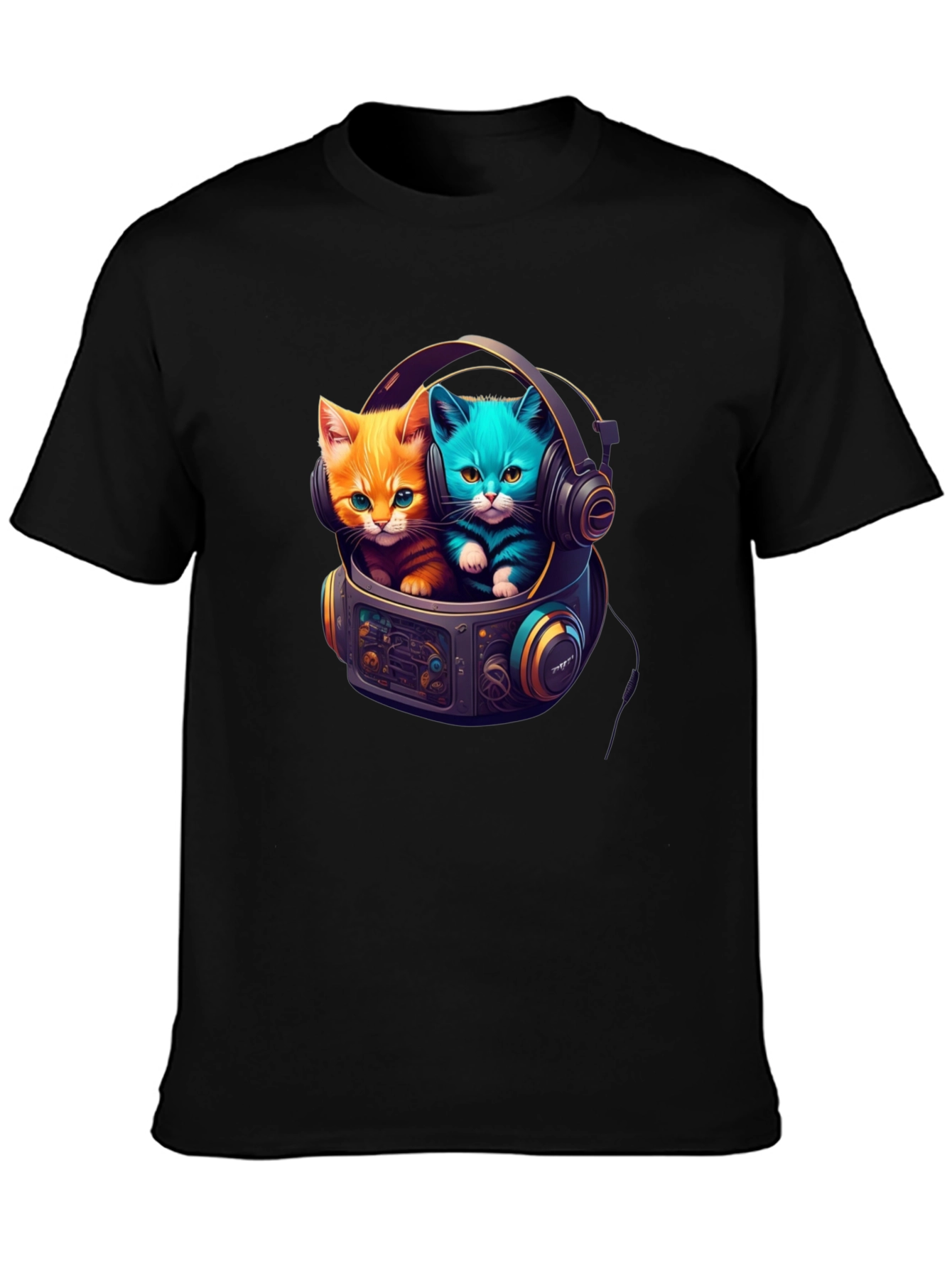 Kitten Astronaut T-Shirt - Galaxy Cats Tee