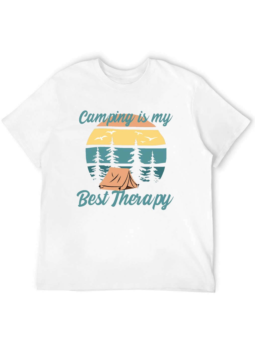 Camping is My Best Therapy Graphic Tee