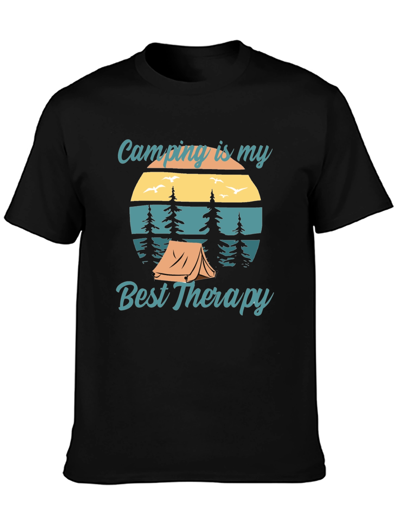 Camping is My Best Therapy Graphic Tee