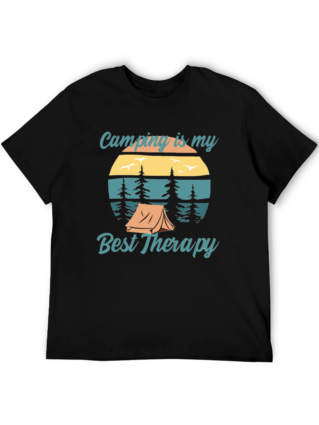 Camping is My Best Therapy Graphic Tee