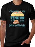 Camping is My Best Therapy Graphic Tee