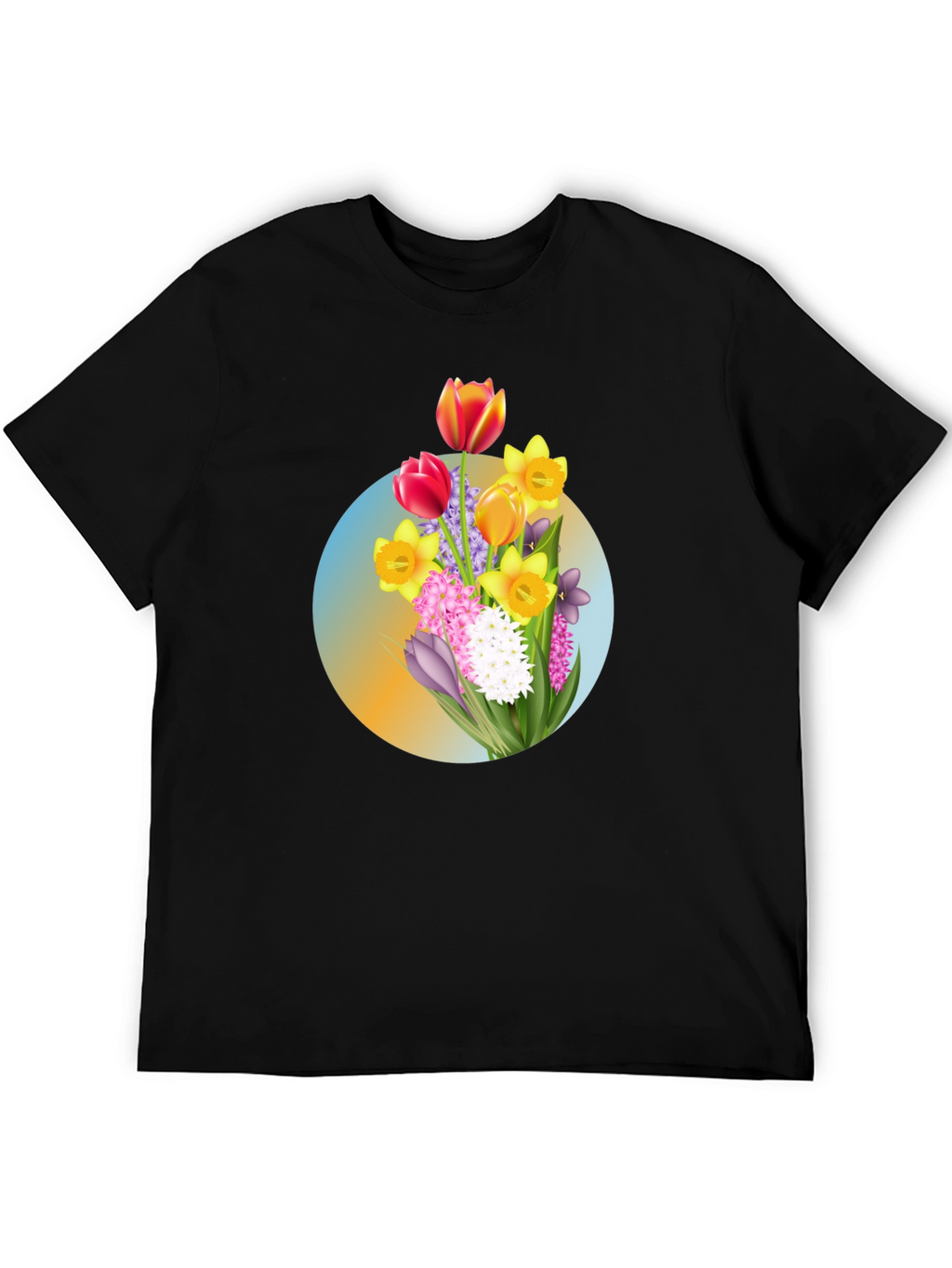 Floral Bouquet Graphic T-Shirt