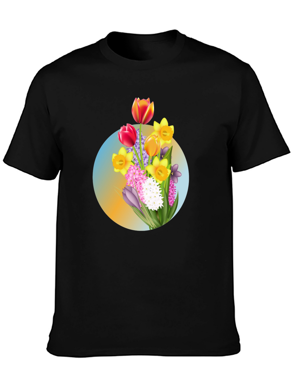 Floral Bouquet Graphic T-Shirt