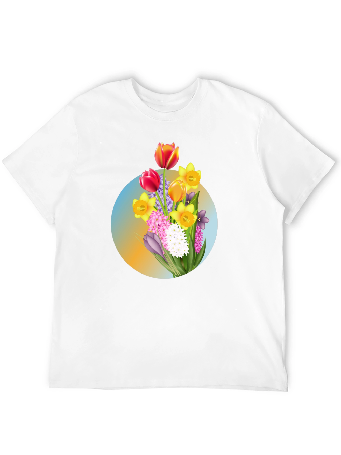 Floral Bouquet Graphic T-Shirt