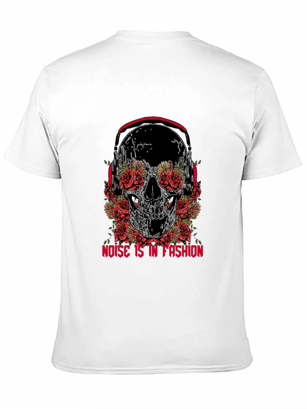 Skull & Roses Graphic Tee - Noise is Fashion