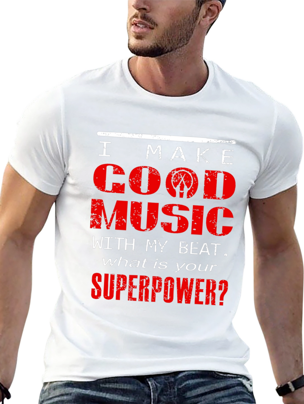 I Make Good Music Drummer T-Shirt
