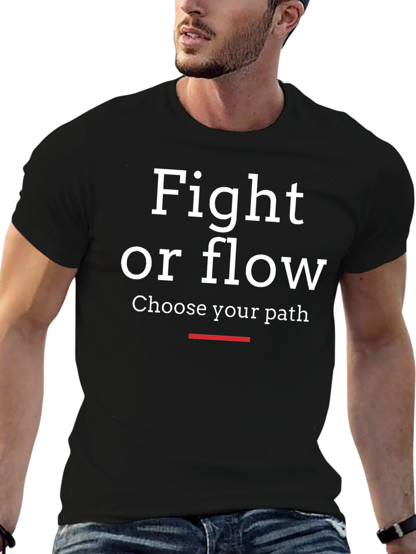 Fight or Flow Mens Graphic Tee