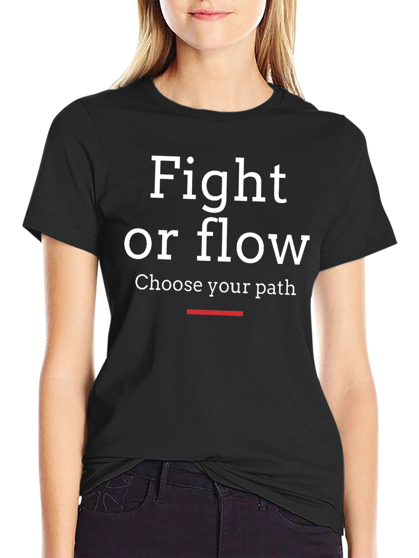 Fight or Flow Mens Graphic Tee