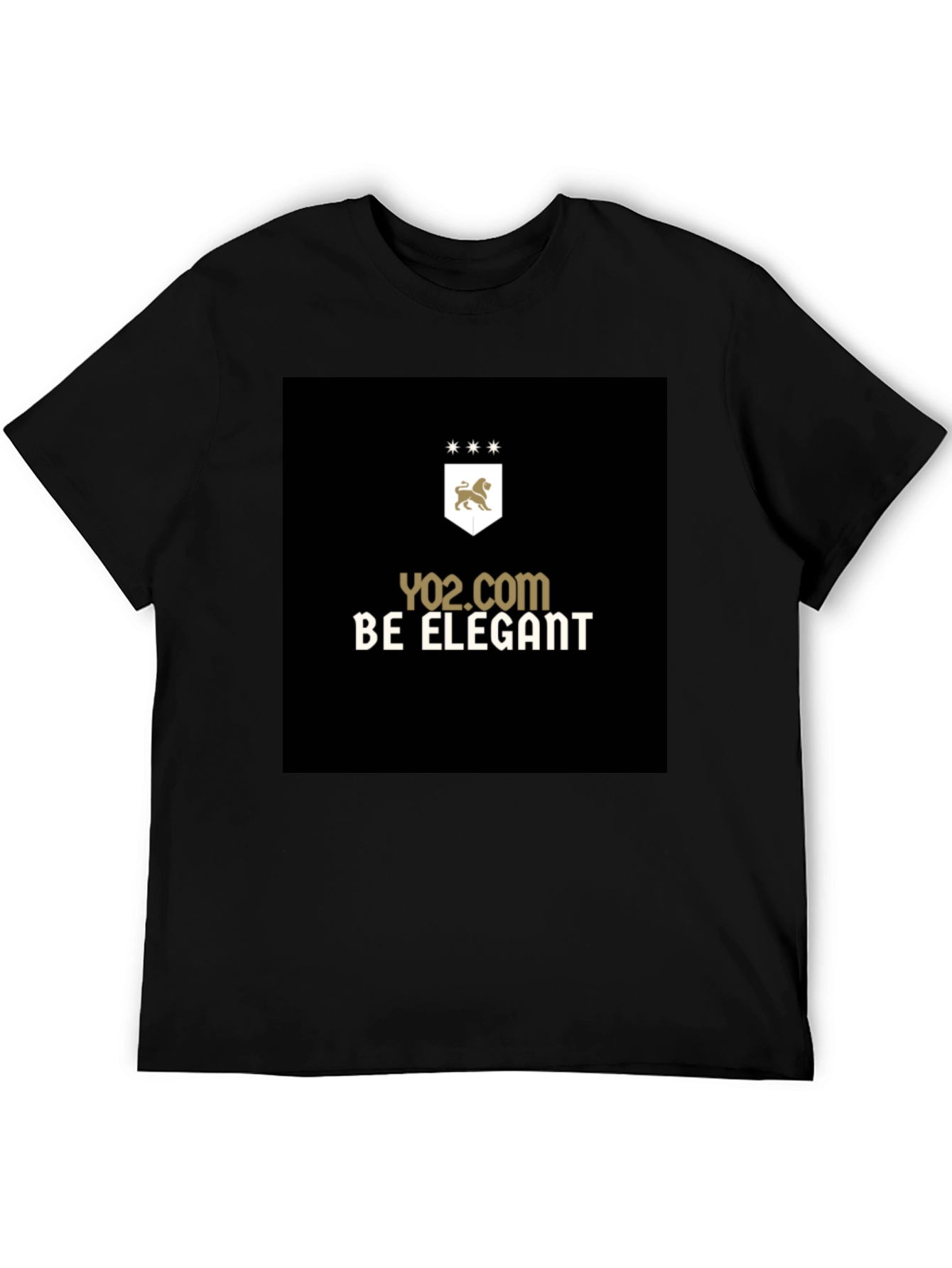 Elegant Black Graphic T-Shirt