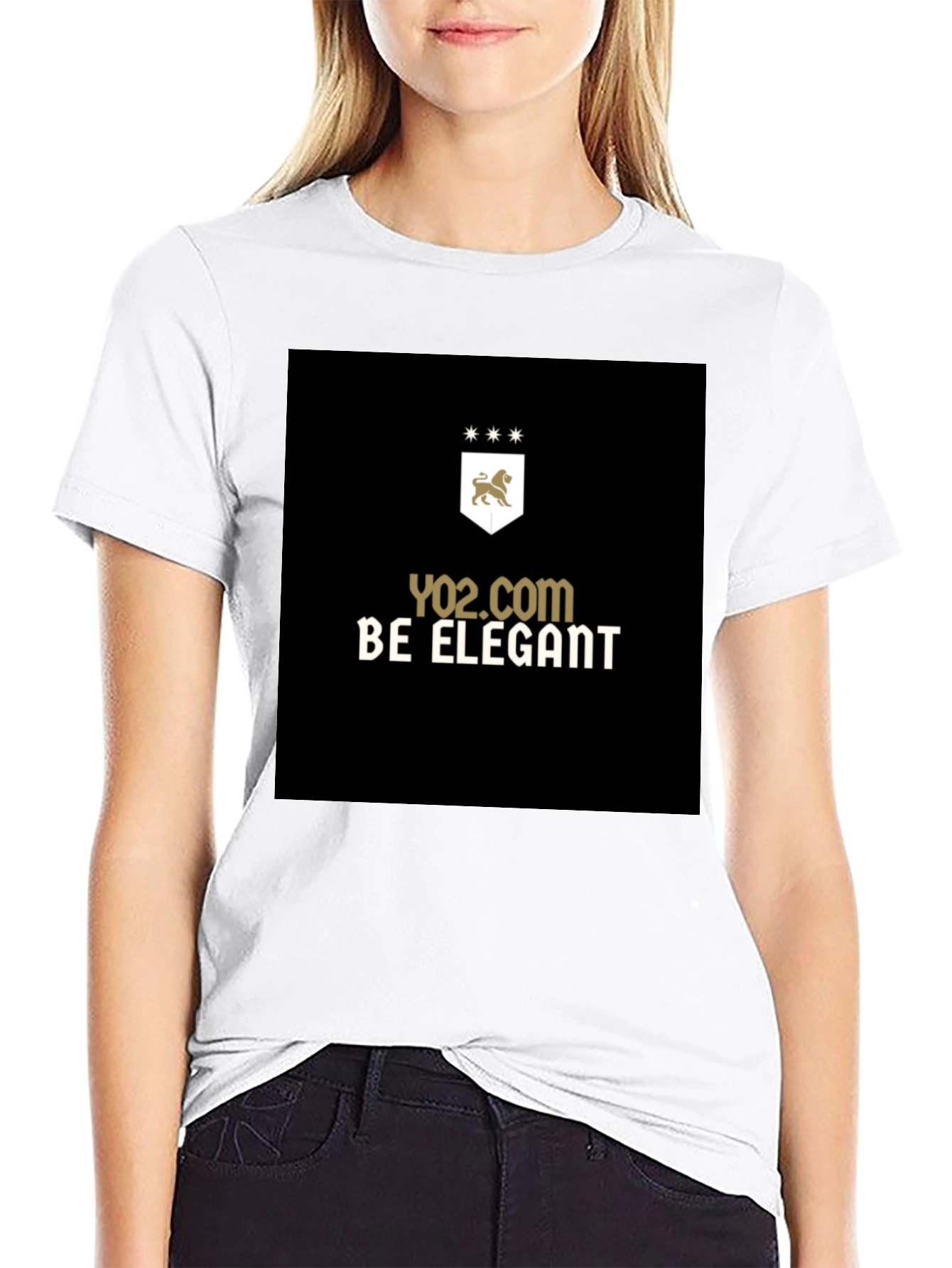 Elegant Black Graphic T-Shirt