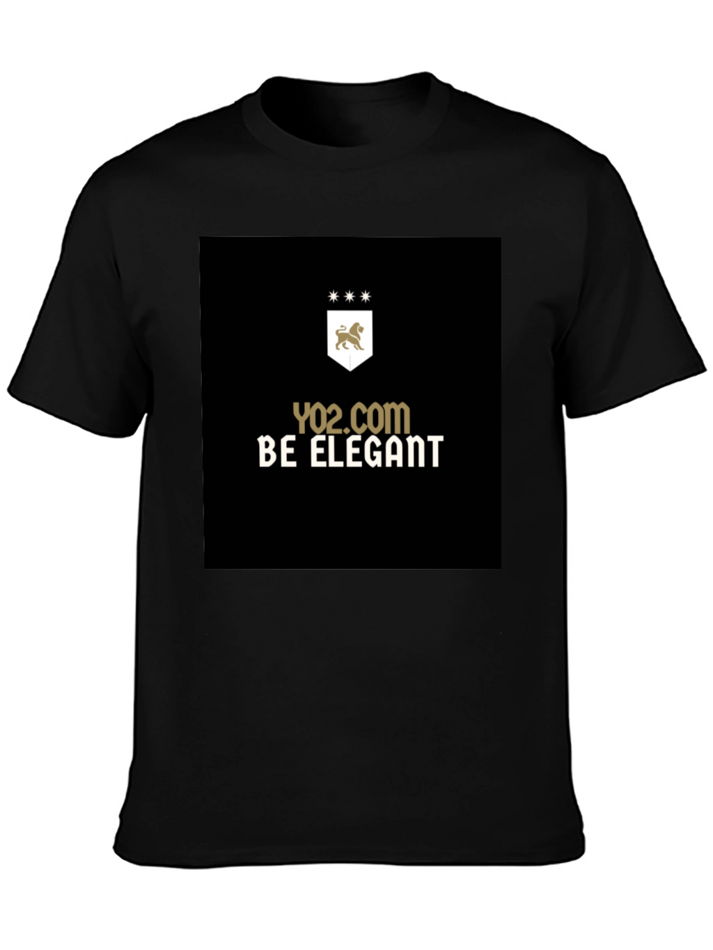 Elegant Black Graphic T-Shirt