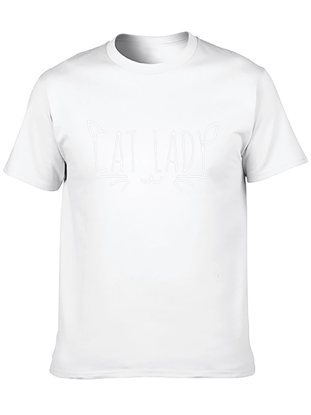 Cat Lady T-Shirt - Unisex Black Tee