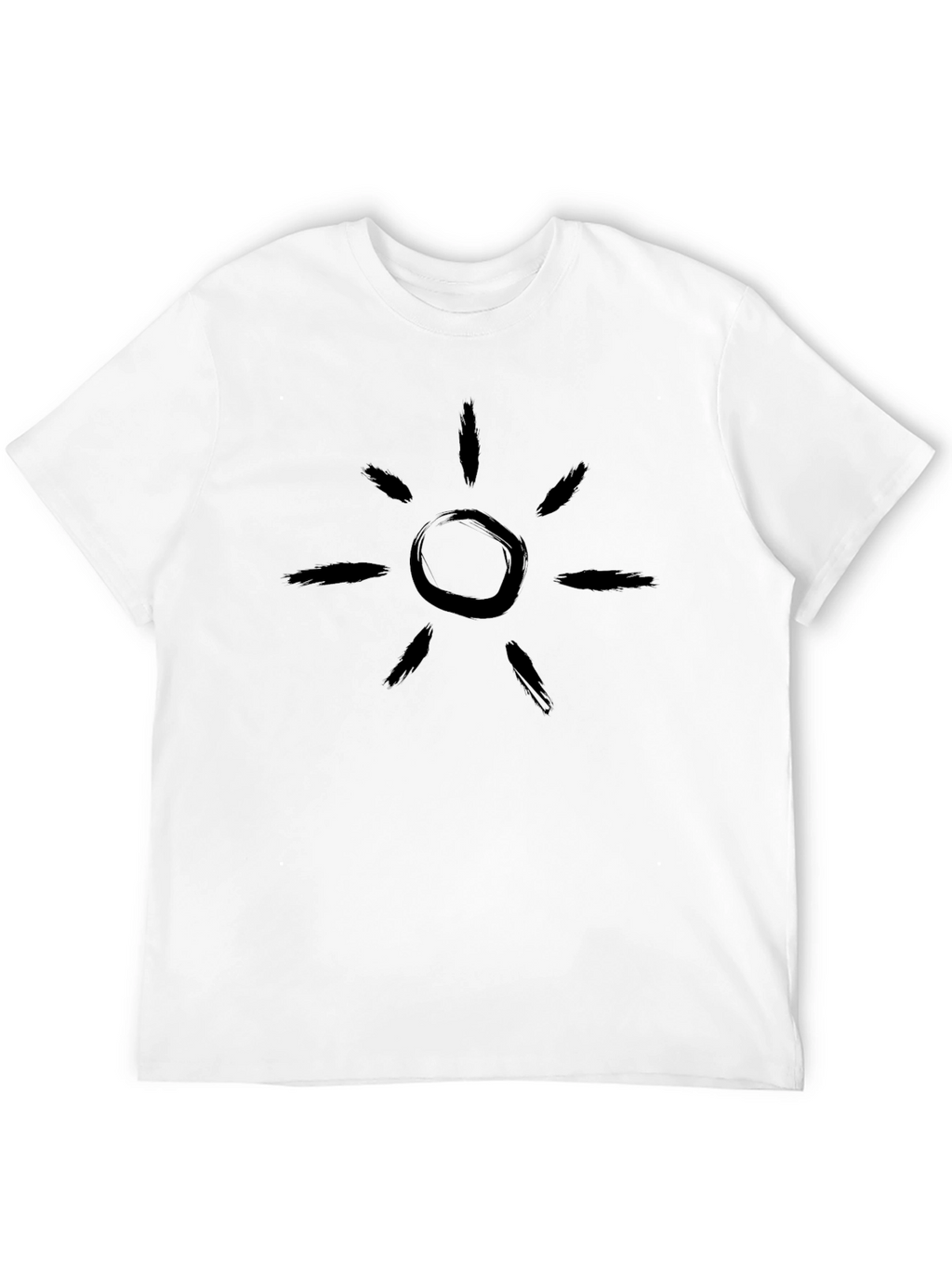 Sunburst Graphic Tee - Modern Black T-Shirt