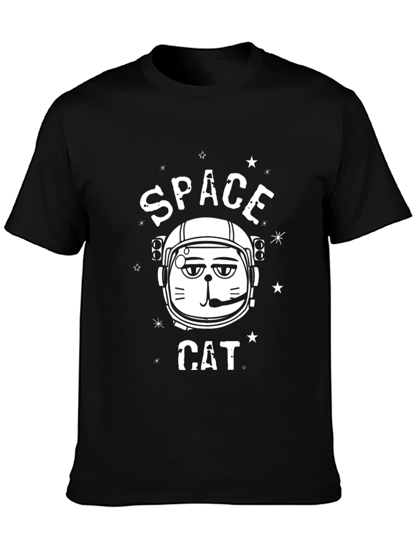 Space Cat T-Shirt - Astronaut Kitten Tee