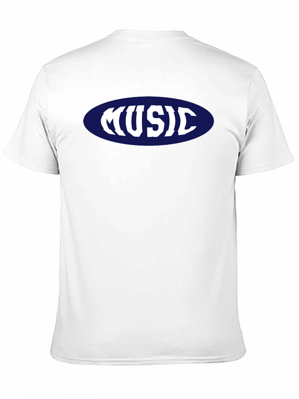 Music T-Shirt - Retro Oval Design