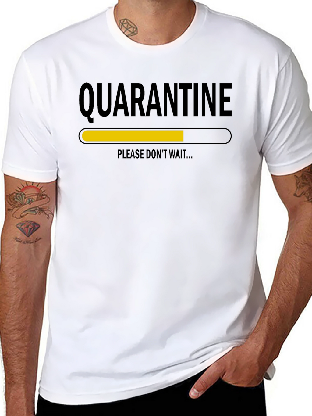 Quarantine Loading Funny Graphic T-Shirt