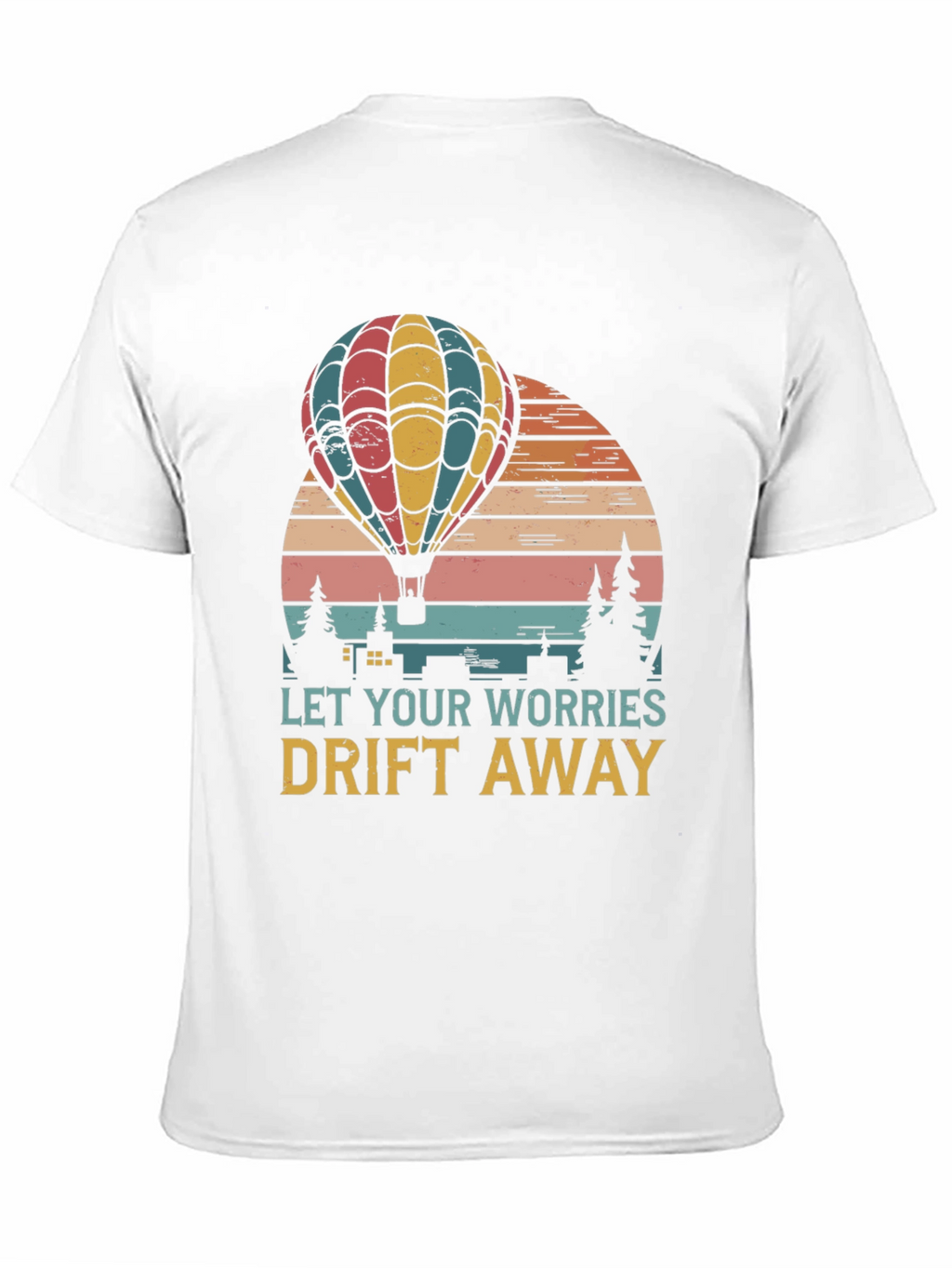 Relaxed Fit Hot Air Balloon Graphic Tee