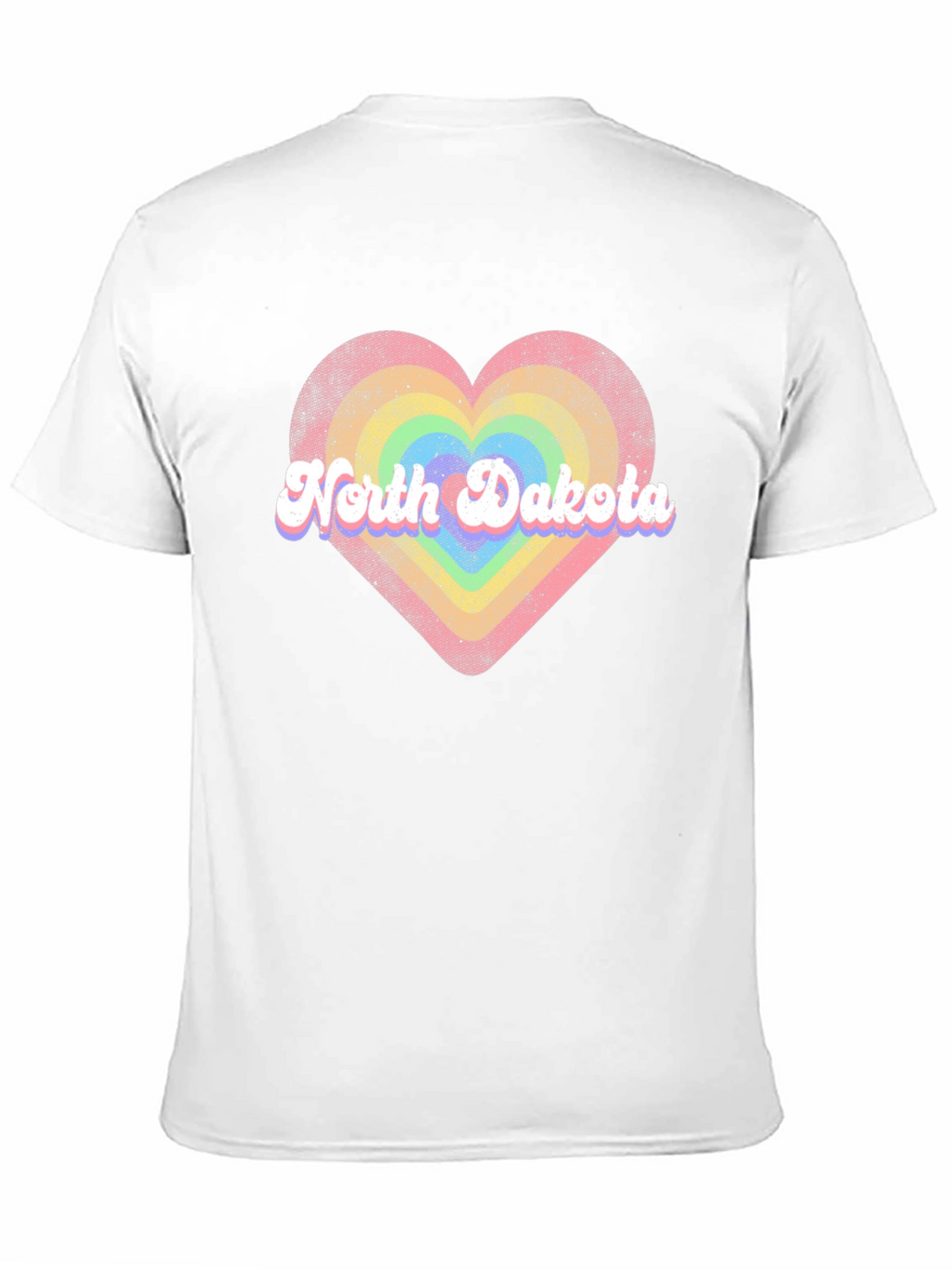 North Dakota Heart Graphic T-Shirt