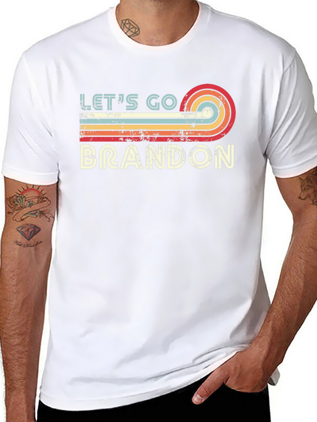 Lets Go Brandon Retro T-Shirt
