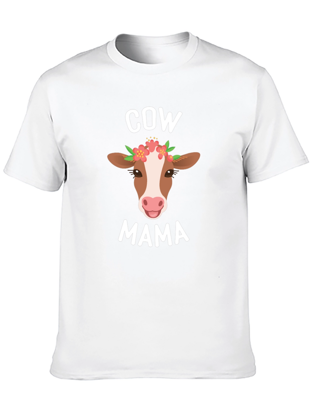 Cow Mama T-Shirt - Cute Farm Animal Tee