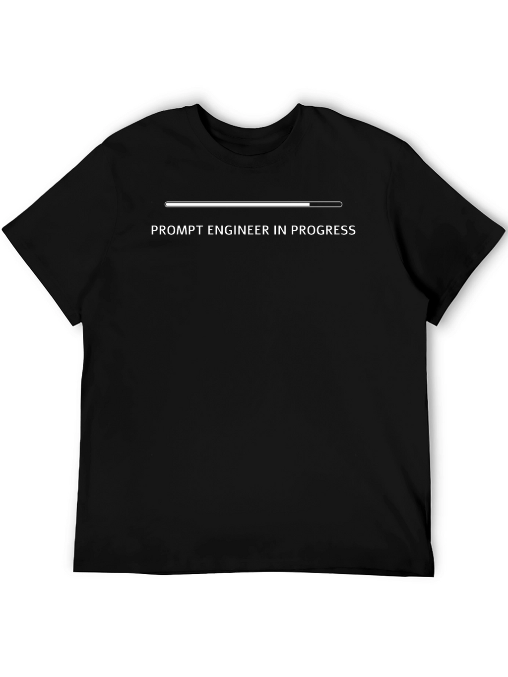 Prompt Engineer in Progress Black T-Shirt