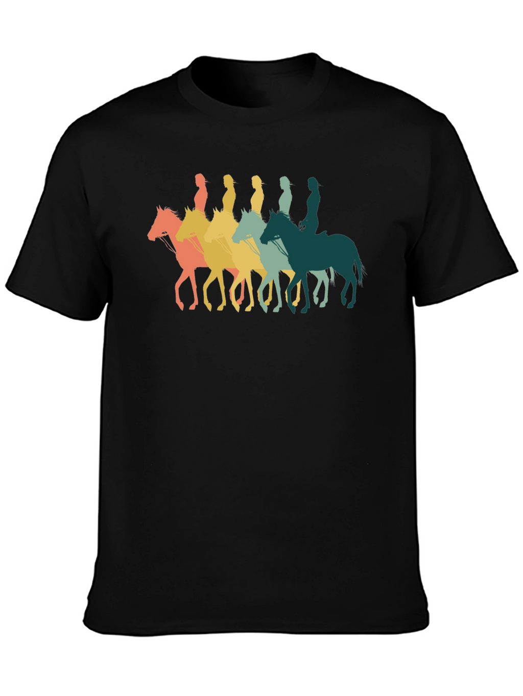 Retro Horse Rider T-Shirt