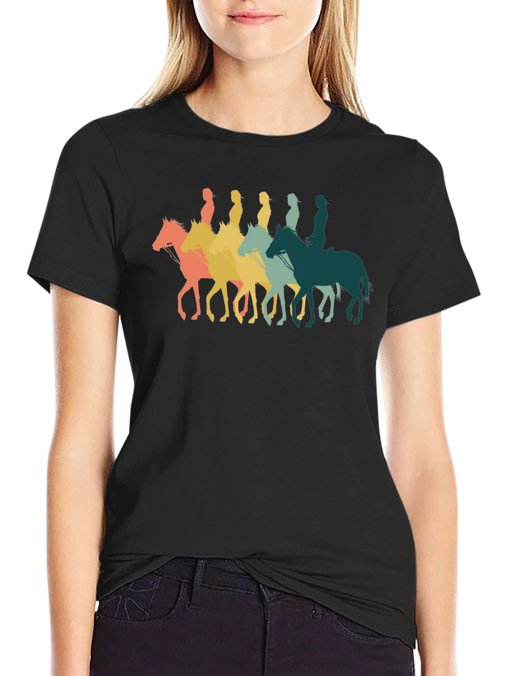 Retro Horse Rider T-Shirt